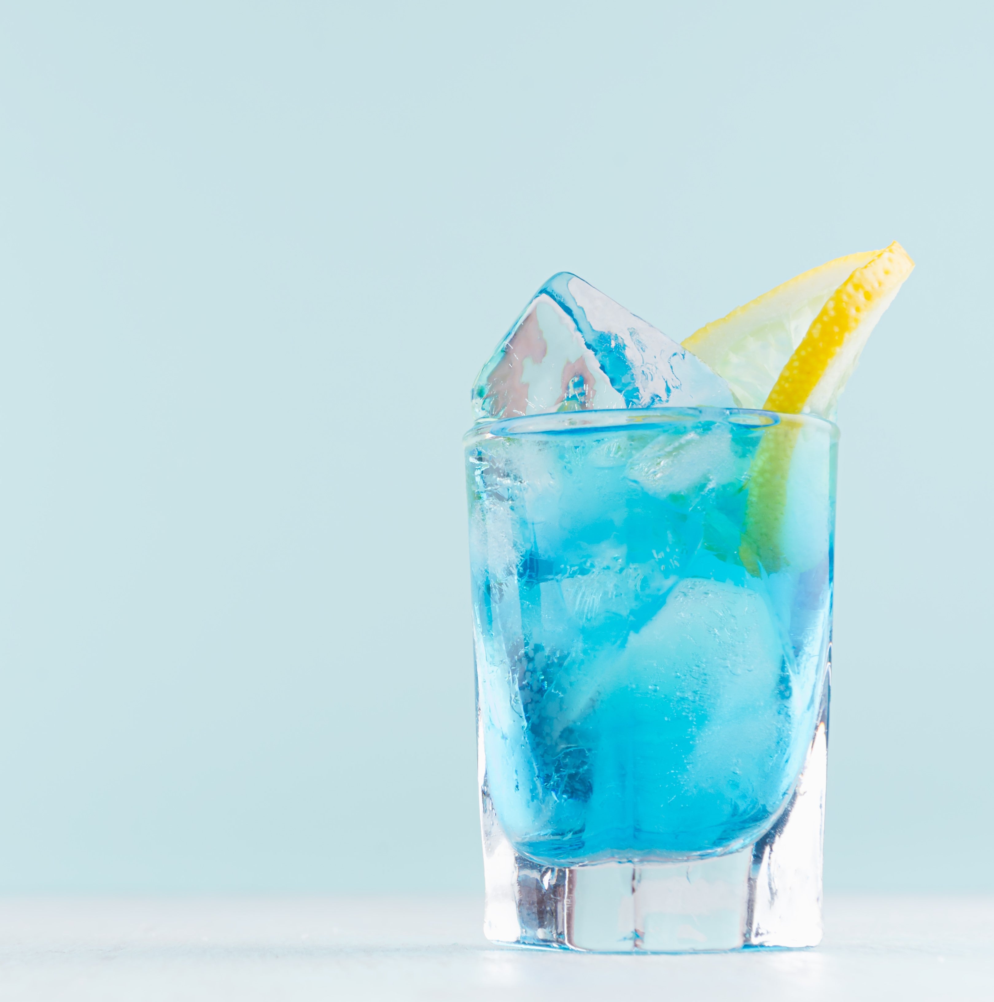 Blue Hawaiian Drink with Sip Elixirs Hurricane