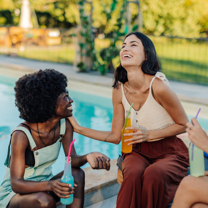 Enjoying cannabis drinks